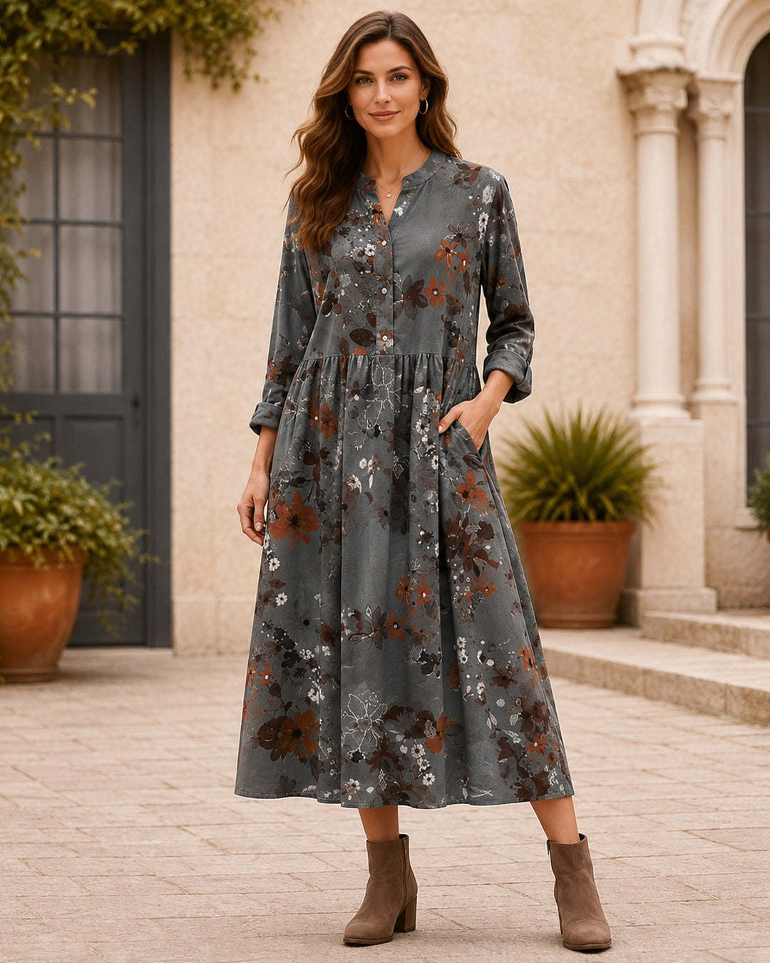 Vera May Italian Winter Dress 6815