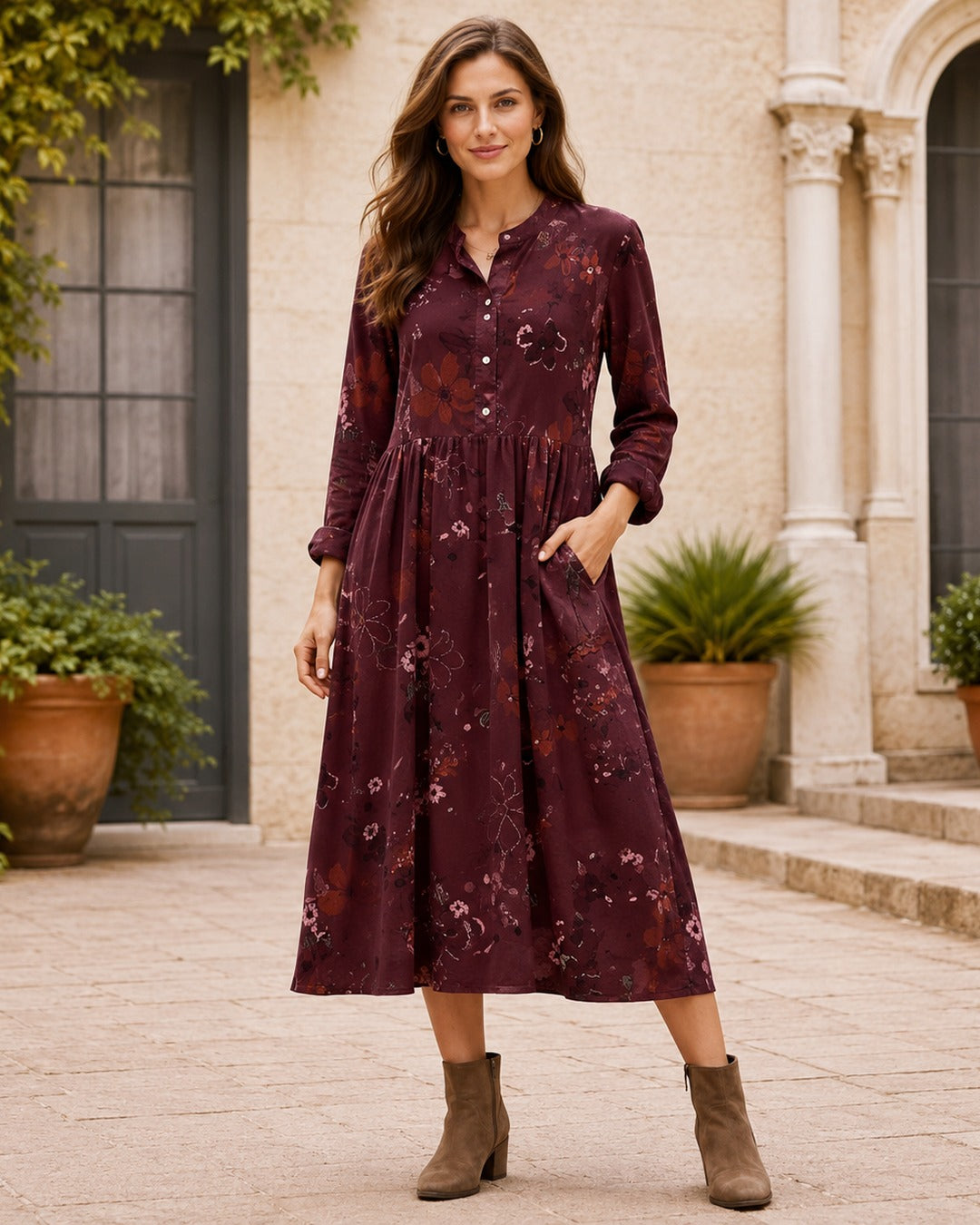 Vera May Italian Winter Dress 6815
