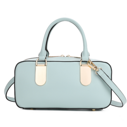 VERA MAY JADE BLUE VEGAN FASHION HANDBAG