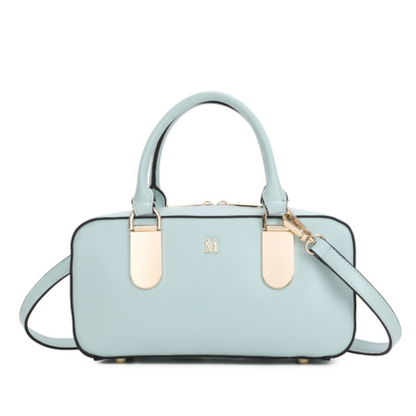 VERA MAY JADE BLUE VEGAN FASHION HANDBAG