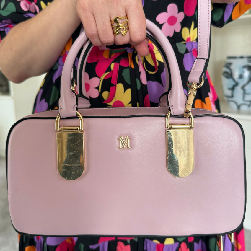 VERA MAY JADE PURPLE VEGAN FASHION HANDBAG