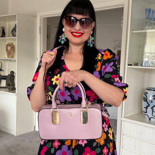 VERA MAY JADE PURPLE VEGAN FASHION HANDBAG
