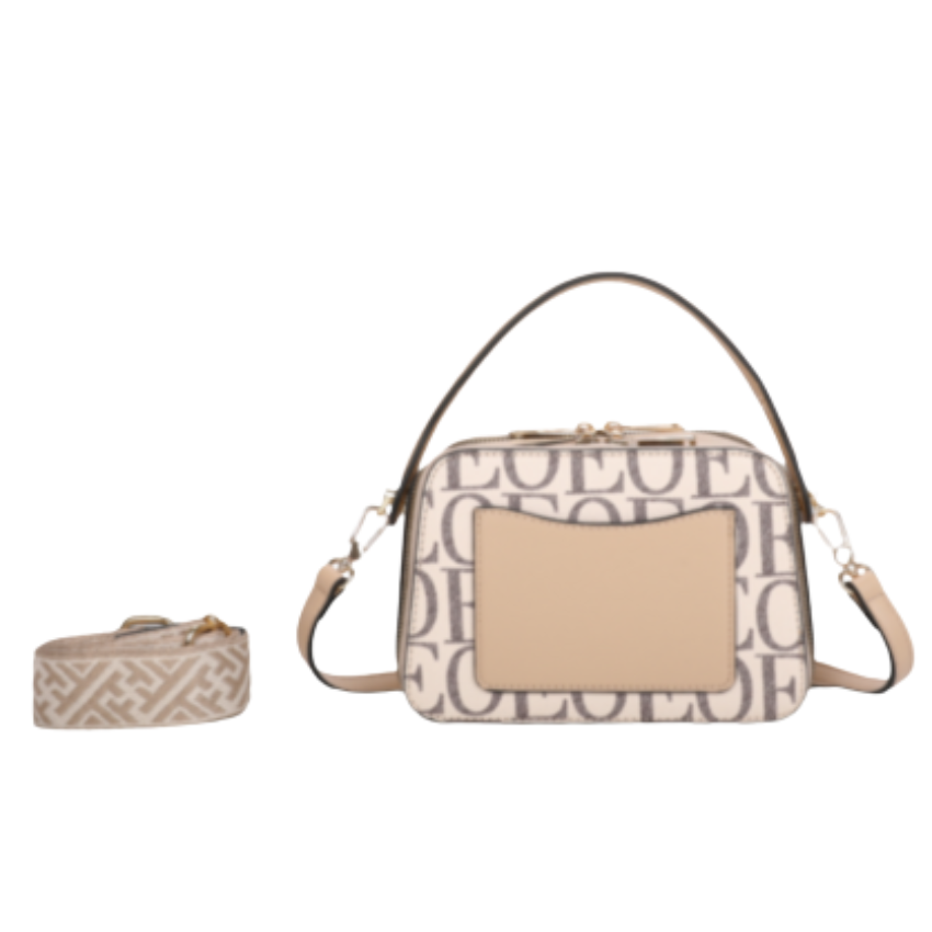 VERA MAY JEANI KHAKI VEGAN FASHION HANDBAG