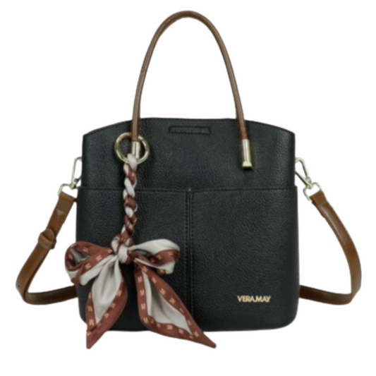 VERA MAY JODIE BLACK VEGAN FASHION HANDBAG