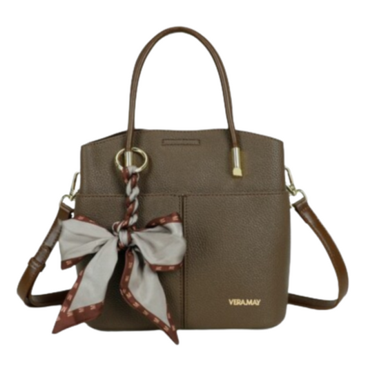 VERA MAY JODIE CHOCOLATE VEGAN FASHION HANDBAG