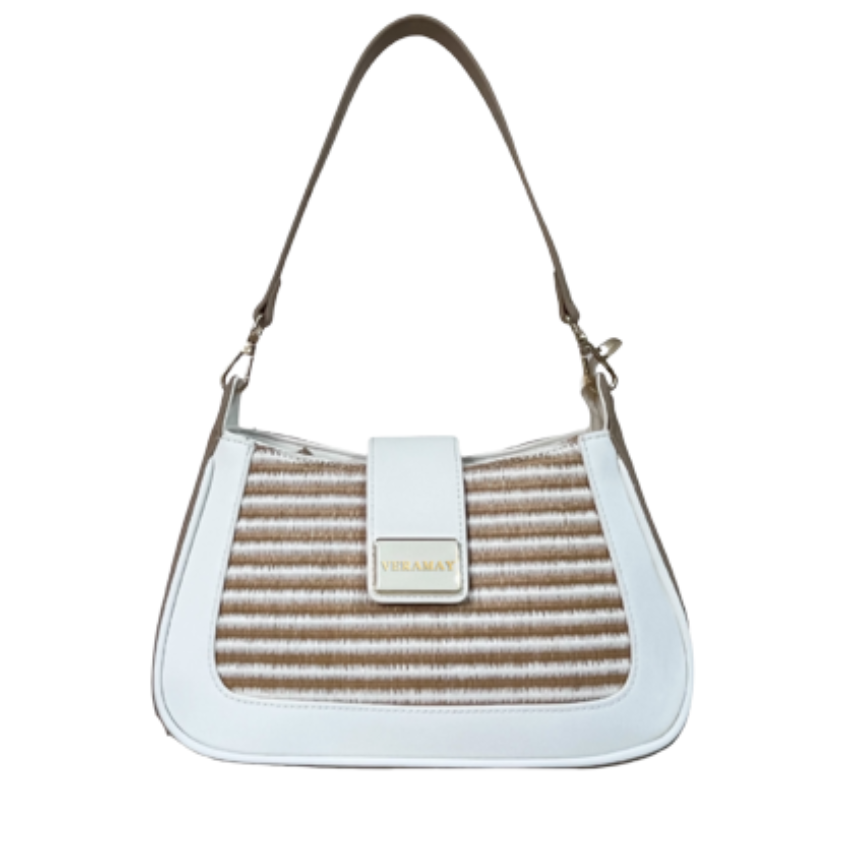 VERA MAY KALEY NATURAL VEGAN LEATHER HANDBAG