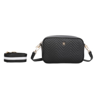 VERA MAY KERI BLACK VEGAN FASHION HANDBAG