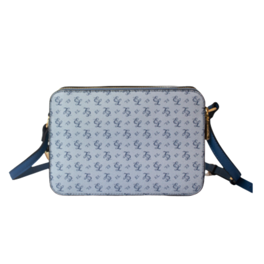 VERA MAY KINDLE BLUE VEGAN LEATHER HANDBAG