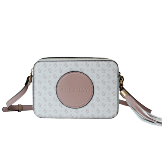 VERA MAY KINDLE PINK VEGAN LEATHER HANDBAG