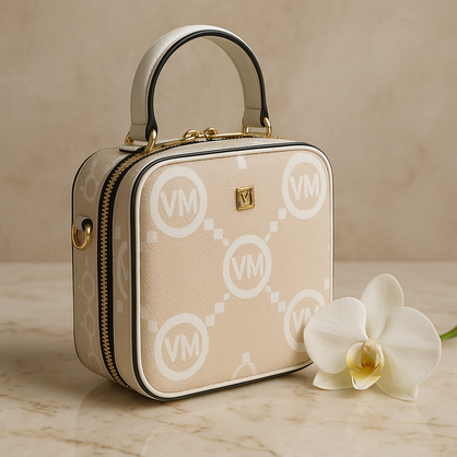 VERA MAY KNOX BEIGE VEGAN FASHION HANDBAG