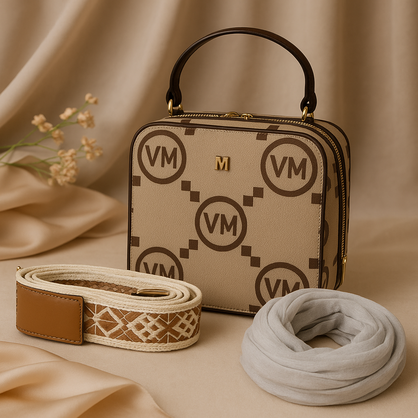VERA MAY KNOX BROWN VEGAN FASHION HANDBAG