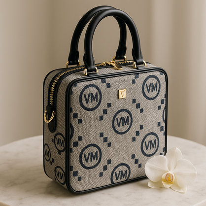 VERA MAY KNOX NAVY VEGAN FASHION HANDBAG