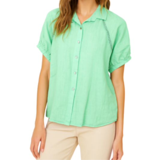 6716 LAGUNA LINEN TOP