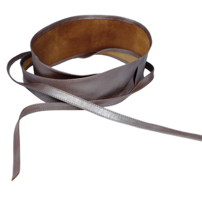 VERA MAY LB001 MET.BLUSH LEATHER BELT
