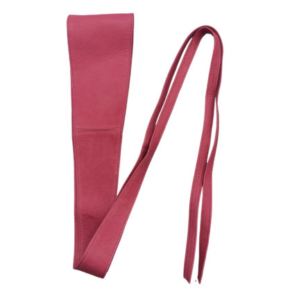VERA MAY LB001 PINK LEATHER BELT