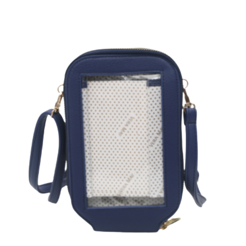 VERA MAY LEO BLUE VEGAN FASHION HANDBAG