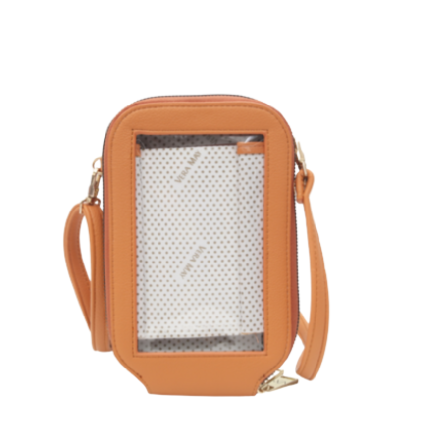 VERA MAY LEO ORANGE VEGAN FASHION HANDBAG