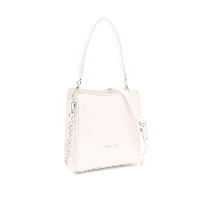 VERA MAY LEWIN PEARL SHINY PATENT VEGAN LEATHER HANDBAG
