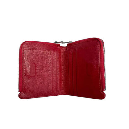 LORI GENUINE LEATHER RED WALLET
