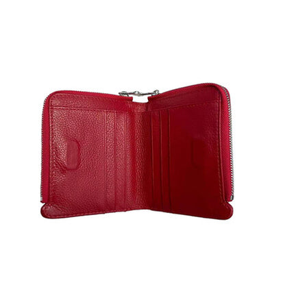 LORI GENUINE LEATHER RED WALLET