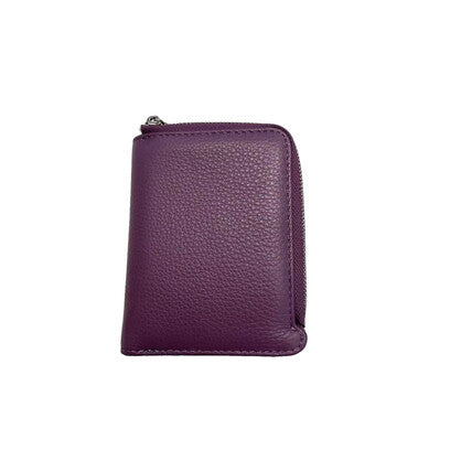 LORI GENUINE LEATHER PURPLE WALLET