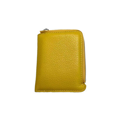 LORI GENUINE LEATHER YELLOW WALLET