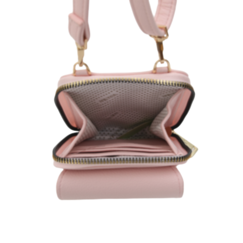 VERA MAY LUCI PINK VEGAN FASHION HANDBAG