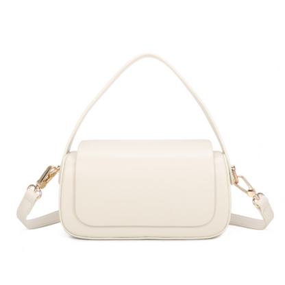 VERA MAY LUNAR BEIGE VEGAN FASHION HANDBAG