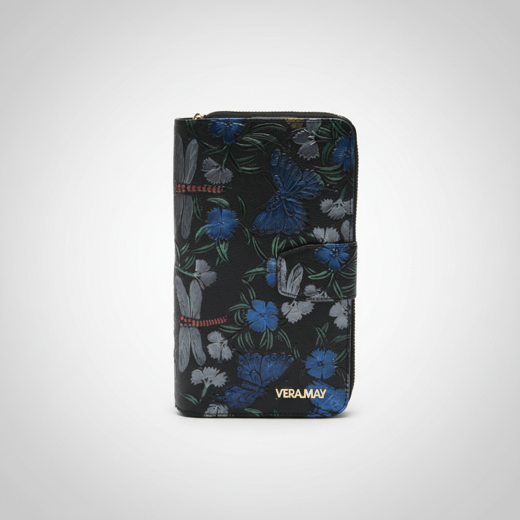 Vera May LW3B - LANI Genuine Leather Large Organiser Wallet