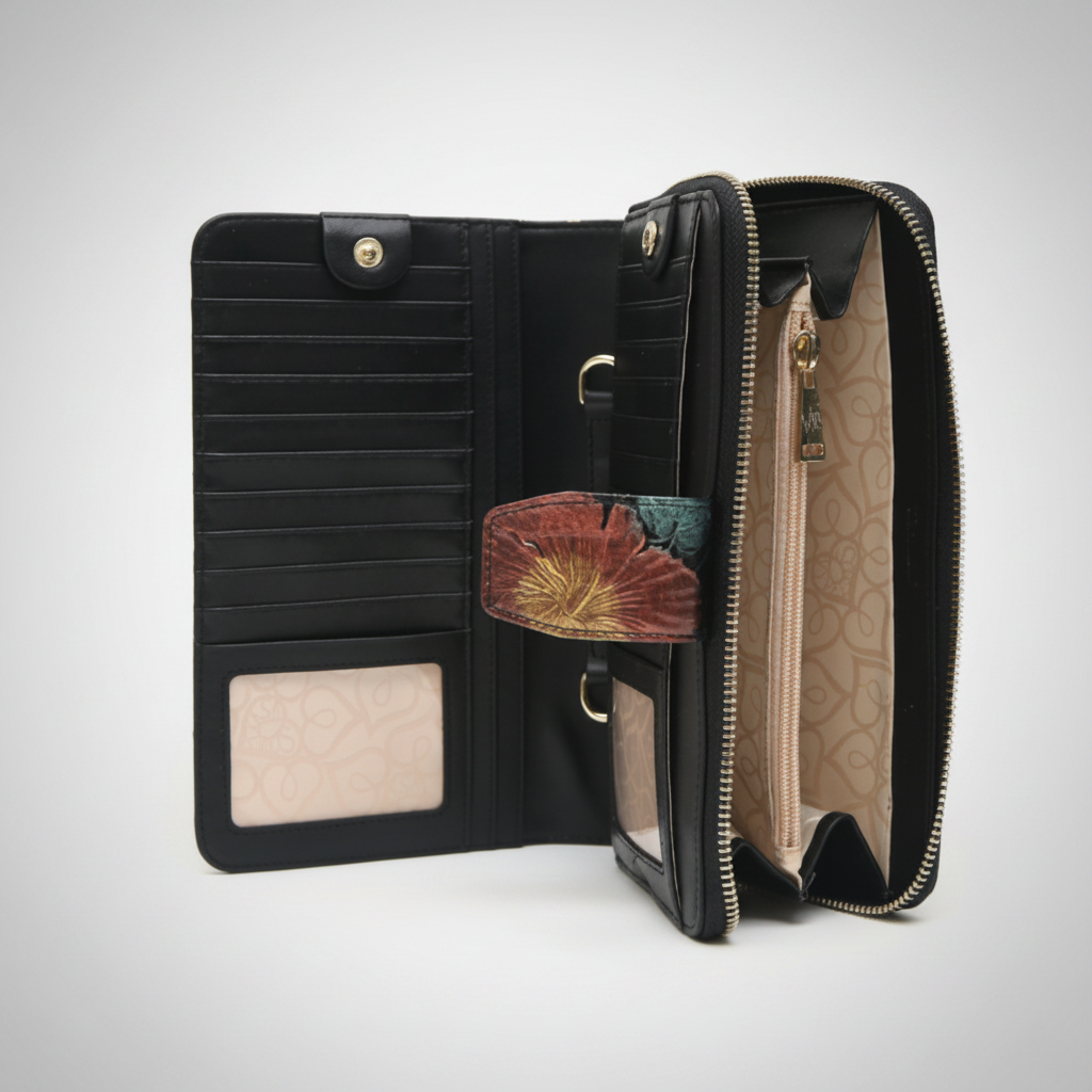 Vera May LW3B - MIA Genuine Leather Large Organiser Wallet