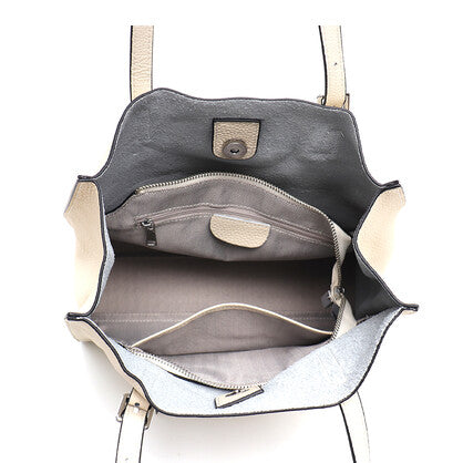 MORRIS GENUINE LEATHER VERA MAY WHITE HANDBAG