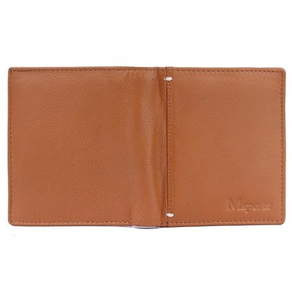 MS13 Genuine Cowhide Leather Mens Slim Line Sport Wallet