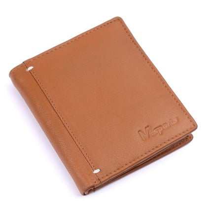 MS13 Genuine Cowhide Leather Mens Slim Line Sport Wallet