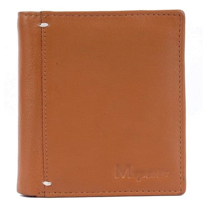 MS13 Genuine Cowhide Leather Mens Slim Line Sport Wallet