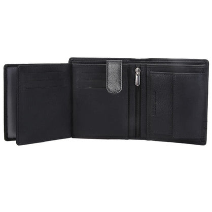 MS6 Genuine Cowhide Leather Mens Sport Wallet