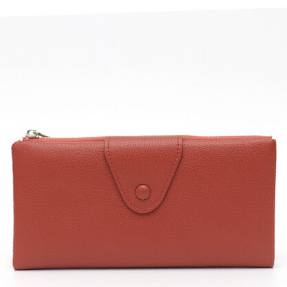 OLIVIA ORANGE GENUINE LEATHER WALLET