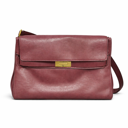 VERA MAY OXFORD BURGUNDY VEGAN FASHION HANDBAG