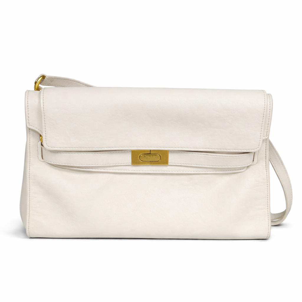 VERA MAY OXFORD WHITE VEGAN FASHION HANDBAG