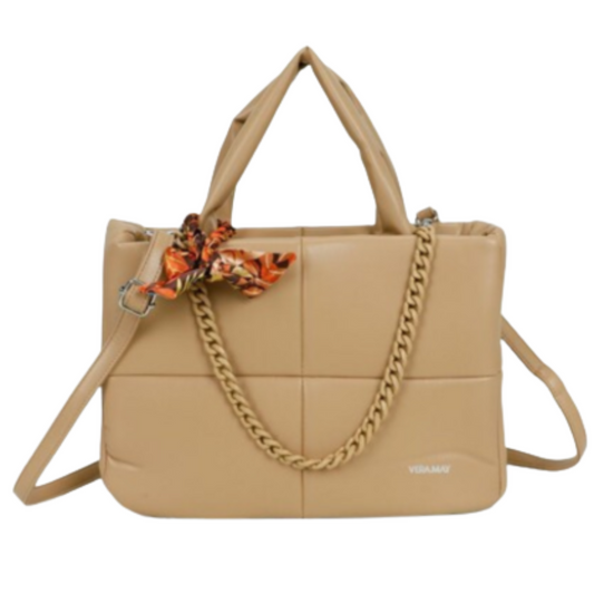 VERA MAY OXLEY KHAKI VEGAN FASHION HANDBAG