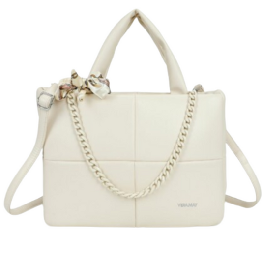 VERA MAY OXLEY LATTE VEGAN FASHION HANDBAG