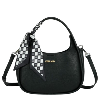 VERA MAY PASI BLACK VEGAN FASHION HANDBAG