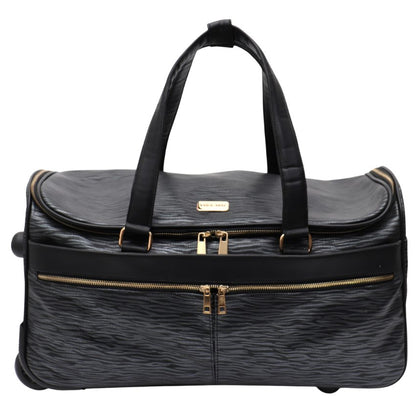 PERU VERA MAY BLACK OVERNIGHT TRAVEL BAG