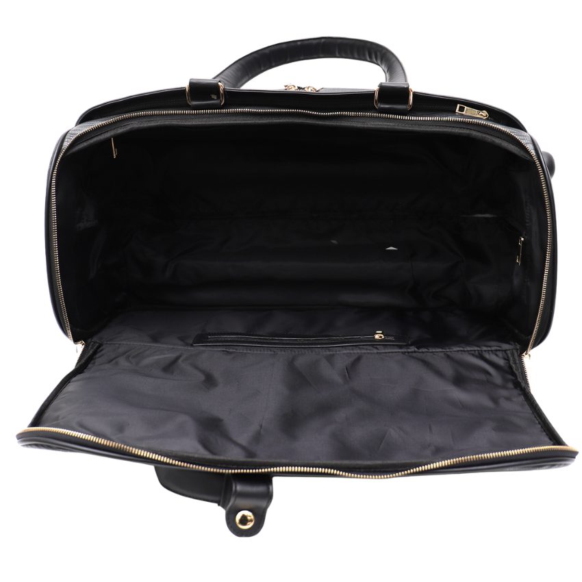 PERU VERA MAY BLACK OVERNIGHT TRAVEL BAG
