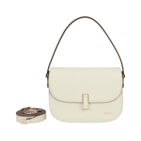 VERA MAY RAKA IVORY VEGAN FASHION HANDBAG