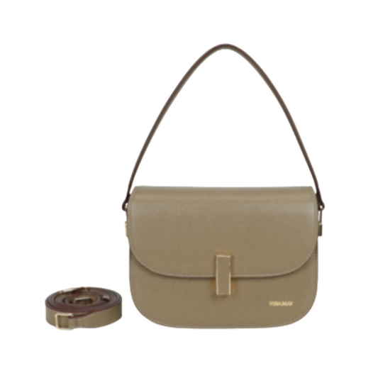 VERA MAY RAKA TAUPE VEGAN FASHION HANDBAG