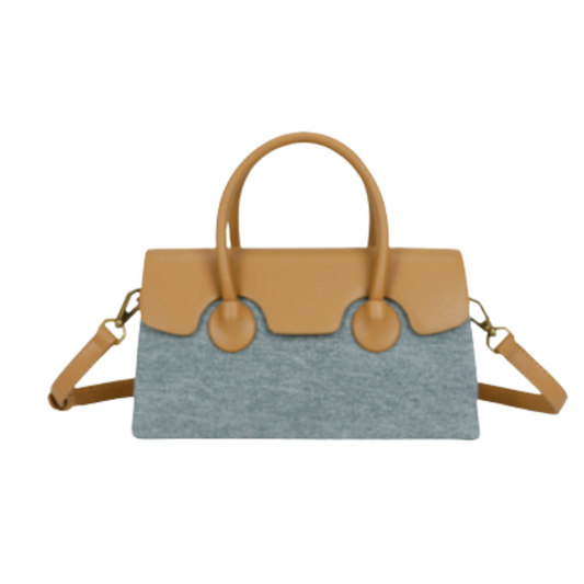 VERA MAY RILEY DENIM VEGAN FASHION HANDBAG