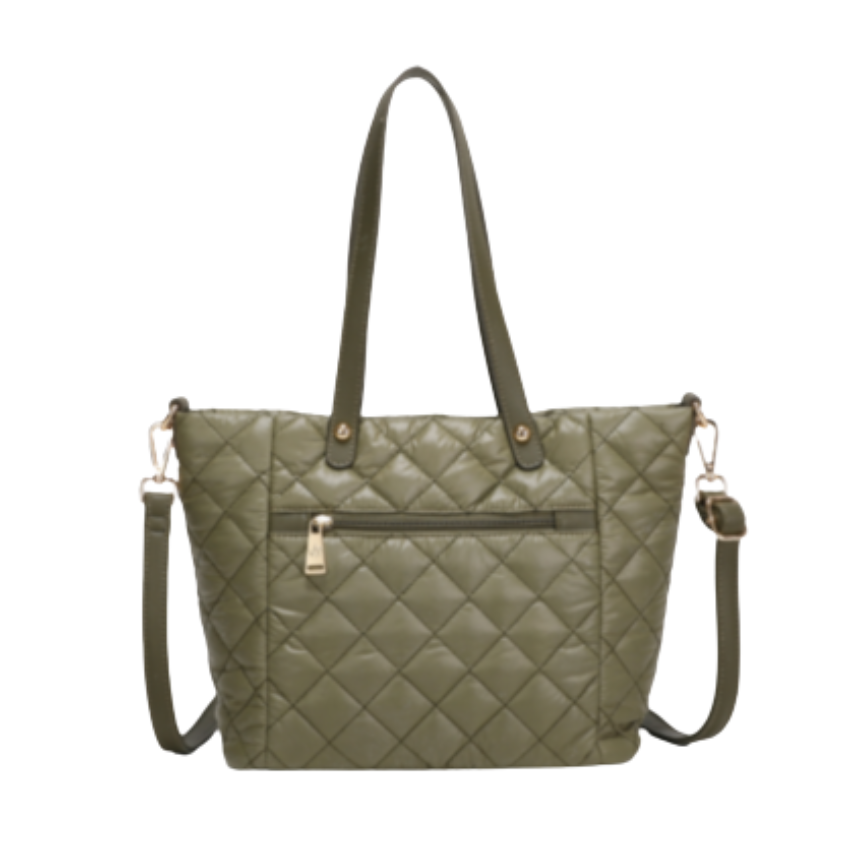 VERA MAY SACHIE OLIVE SET OF 4 VEGAN FASHION HANDBAG