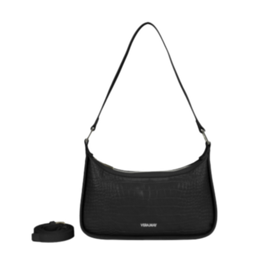 VERA MAY SAMI BLACK VEGAN FASHION HANDBAG
