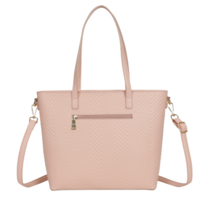VERA MAY SAPINA BLUSH SET OF 4 VEGAN FASHION HANDBAG