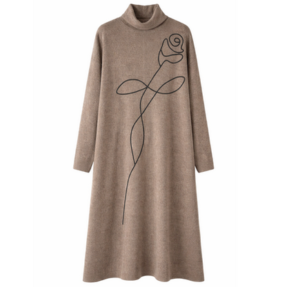 SH8507 Vera May Winter Dress Fango Brown One Size